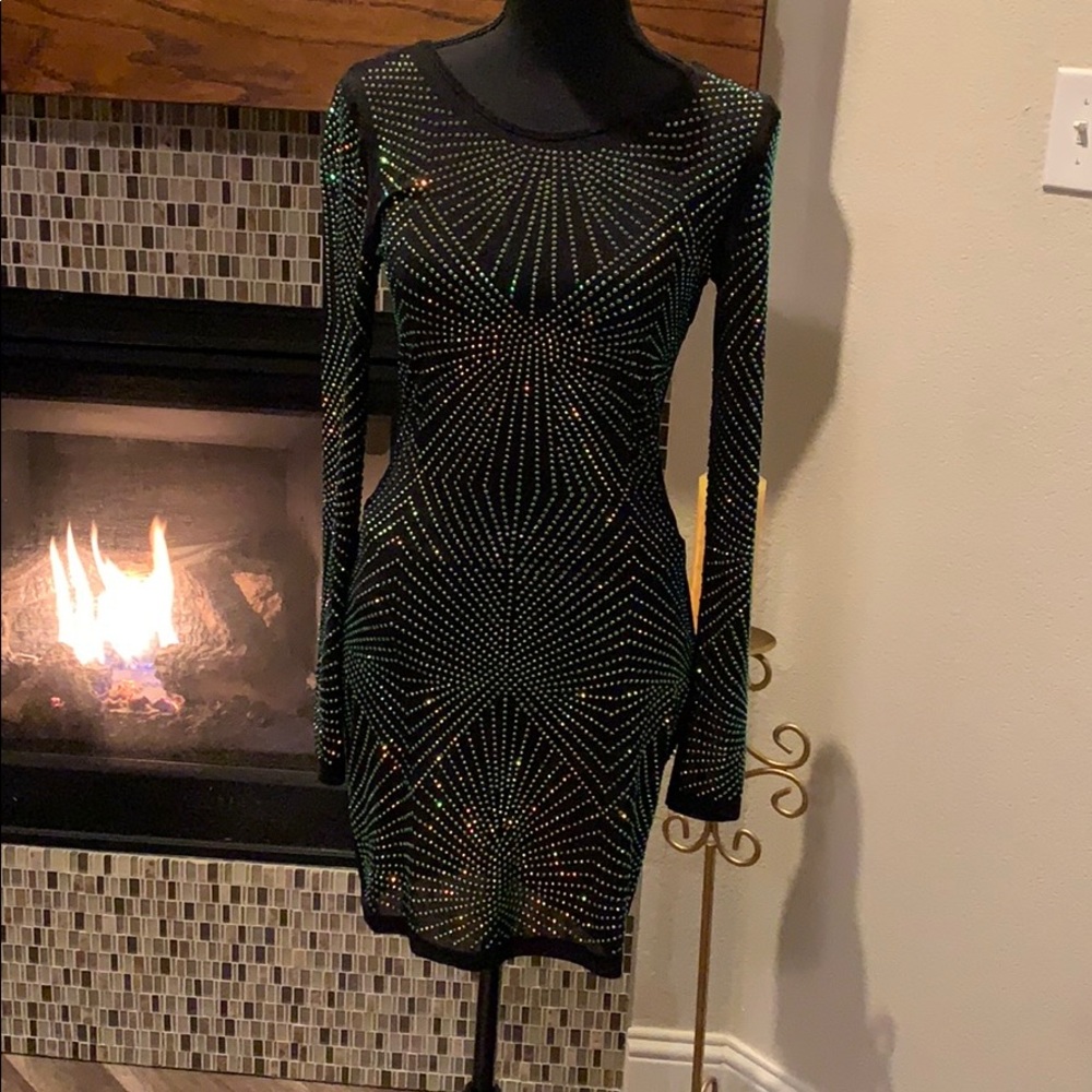 Sheer Green Dress